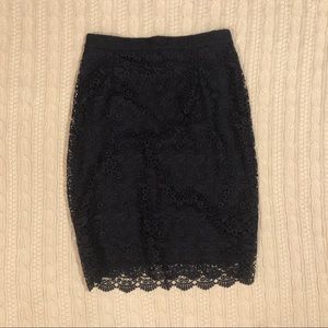 UNIQLO Navy Blue Pencil Skirt Size Medium